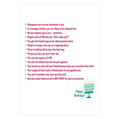 Funny Adult Birthday Greeting Card (5" x 7") by Smart Alex 3 Pack + 3 Envelopes (Over 60)
