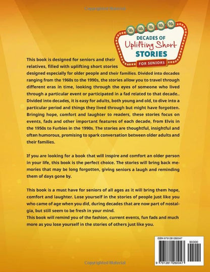 Decades of Uplifting Short Stories for Seniors: 100 Funny Stories from the 50s to 90s that are Easy to Read for Elderly Women and Men (LARGE PRINT)